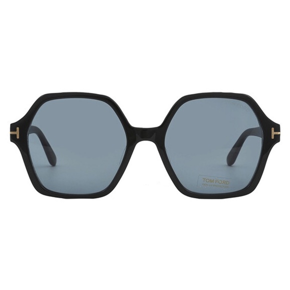 TOM FORD SUNGLASSES FT1032-F 01A Shiny Black / Smoke - Picture 2 of 5